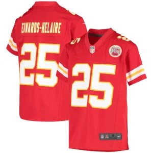 Clyde Edwards-Helaire Kansas City Chiefs Nike Youth Game Jersey - Red